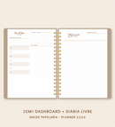IMPRIMÍVEL Insert Planner - Visões 2026 (somente semanas e/ou dias) - Meses Separados