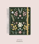 Caderno Reposicionável - Garden 1 Verde Escuro - Formatos Grandes - Inside Book
