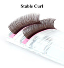 Nagaraku marrom extensão de cílios maquillaje maquiagem cílios individuais alta qualidade macio natural sintético vison 16 linhas