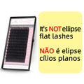 Extensões de Cílios Postiços Qeelasee Profissionais de Mink, Cílios Individuais para Maquiagem, Volume e Fans de Cílios, Atacado