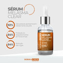 Kit 3 Skincare Vitamina C Clareador Dermachem - Sérum Melasma Clear Clareador / Gel Facial Anti-Idade / Sabonete Facial Vit C