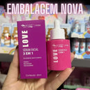 Sérum Facial 3 em 1 Vitamina C Rosa Mosqueta Ácido Hialurônico 30ml - Max Love