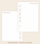 IMPRIMÍVEL Insert Planner - Controle Financeiro
