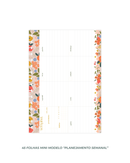 IN305 - Planej. Semanal The Flowers A5 - Insert