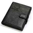 Kavis carteira de couro genuíno dos homens titular do passaporte moeda bolsa walet mágico portfólio homem portomonee mini vallet capa de passaporte