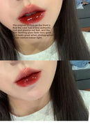 Magic Casa Women's Glossy Glass Lip Glaze Bubble Bear Mirror Water Color Student Milk Tea Wholesale Liquid Lipstick