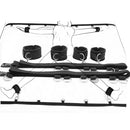 Conjunto de restrição para bondage BDSM para mulheres, algemas e punhos no tornozelo, escravo na cama, perna aberta, brinquedos sexuais para casais, eróticos, sem vibrador