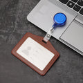 Porta-cartões de trabalho de liga de alumínio, porta-cartão de trabalho, cartão de identificação, cordão, suporte, metal vertical, negócios, 1 peça