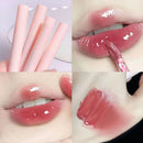 Magic Casa Women's Glossy Glass Lip Glaze Bubble Bear Mirror Water Color Student Milk Tea Wholesale Liquid Lipstick