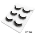 3 pares de cílios postiços naturais maquiagem grossa cílios de vison 3d reais extensão de cílios macios cílios postiços longos cílios de vison 3d