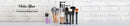 Yue conjunto de pincéis de maquiagem premium, 7 peças, sombra de olhos, mistura de manchas, contorno, delineador, sobrancelha, aplicador de maquiagem, kit de ferramentas