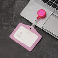 Porta-cartões de trabalho de liga de alumínio, porta-cartão de trabalho, cartão de identificação, cordão, suporte, metal vertical, negócios, 1 peça