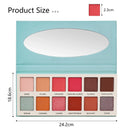 Las Chicas High Pigment Silky Smooth Paraben Free Vegan Cruelty Free 12 Color Eyeshadow Palette Makeup Palette