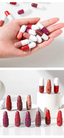 Magic Casa Capsule Lipstick 18-Color Set Long-Lasting Mini Matte Lipstick Set Waterproof Non-Stick Pencil Wholesale