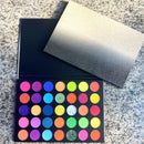 Private Label Shimmer Eyeshadow Palette 35 Colors Luminous Metallic Finish Waterproof Cruelty-Free Mineral Powder High Single