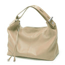 Bolsa de Ombro Grande Zency 100% Couro Genuíno para Mulheres, Bolsa Tote, Bolsa de Mão, Bolsa Hobo de Couro Preto, Bolsas com Zíper para Usar Debaixo do Braço