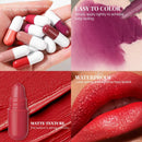 Magic Casa Capsule Lipstick 18-Color Set Long-Lasting Mini Matte Lipstick Set Waterproof Non-Stick Pencil Wholesale