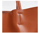 SC Marca De Luxo Sacolas De Couro De Vaca Designer De Couro Bolsas Mulheres Sacos De Ombro Moda Feminina Grande Capacidade Liner Bag