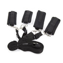 Conjunto de restrição para bondage BDSM para mulheres, algemas e punhos no tornozelo, escravo na cama, perna aberta, brinquedos sexuais para casais, eróticos, sem vibrador