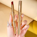 Private Label MINSHZEE OEM Customizable Double-Ended Lipstick & Liner Matte Vegan Transfer-Proof 2in1 Lip Liner with Lipstick