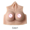 Knowu-forma de mama de silicone a/b/c/d/e/g copo enorme peito falso cruz vestir iniciante transgênero rainha mama agitando