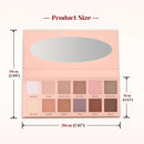 Las Chicas High Pigment Creamy Eyeshadow Pressed Powder 12 Nude Colors Metallic & Shimmer Finish Ready Ship Dropshipping Retail