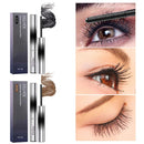 EELHOE Stereoscopic Fibrous Eye Black  Eyelashes Black Beautiful Natural Thick Sweat-Proof Not Smudgy Not Makeup Off