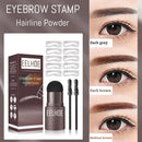 EELHOE Print Mold Drawing Magic Tool (Dark Grey Set) Lazy Eyebrow Filling Makeup Waterproof And