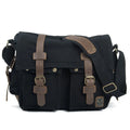 Retro Casual Canvas Bag Simple Men's Crossbody Large Capacity Computer Crossbody Shoulder Bag