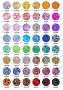 Shinein Wholesale Holographic Mixed Pink Hair Body Cosmetic Glitter With Box