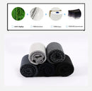 10 pares de meias masculinas de fibra de bambu de alta qualidade negócios respirável desodorante meias de compressão longo tamanho grande eur 38-46