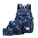 3 pçs/set mochilas masculinas sacos de escola para as mulheres 2024 meninos um ombro grande estudante saco viagem dos homens mochila escolar