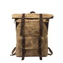 Retro Style Oil Canvas Hiking Backpack Waterproof Rucksack Backpack Bag