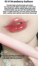 Magic Casa Women's Glossy Glass Lip Glaze Bubble Bear Mirror Water Color Student Milk Tea Wholesale Liquid Lipstick