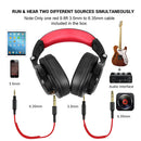 Oneodio a71 original estúdio dj fones de ouvido portátil com fio com música compartilhar porta graves profundos fone de ouvido estéreo para gravação