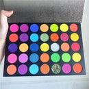 Private Label Shimmer Eyeshadow Palette 35 Colors Luminous Metallic Finish Waterproof Cruelty-Free Mineral Powder High Single