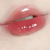 Magic Casa Women's Glossy Glass Lip Glaze Bubble Bear Mirror Water Color Student Milk Tea Wholesale Liquid Lipstick