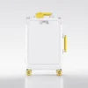 2025 Latest Wide Handle Aluminum Luggage case with Poured Wheels Front Opening Travel Bag Multifunctional Suitcase Oversea Stock