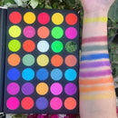 Private Label Shimmer Eyeshadow Palette 35 Colors Luminous Metallic Finish Waterproof Cruelty-Free Mineral Powder High Single