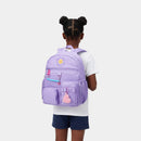 Mochila Juvenil Happy Girls Lilás