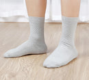 10 pares de meias masculinas de fibra de bambu de alta qualidade negócios respirável desodorante meias de compressão longo tamanho grande eur 38-46