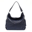 Zency 2026 Nova Moda Bolsa Feminina de Couro Genuíno Macio com Borla Elegante Bolsa Hobo de Ombro para Mulheres Bolsa Transversal Carteira Tiracolo