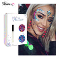 Shinein Wholesale Holographic Mixed Pink Hair Body Cosmetic Glitter With Box