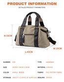 Canvas Travel Duffel Bags for Men Gym Sports Weekender Luggage Travel Bags
