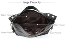 Zency 2026 Nova Moda Bolsa Feminina de Couro Genuíno Macio com Borla Elegante Bolsa Hobo de Ombro para Mulheres Bolsa Transversal Carteira Tiracolo
