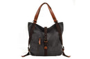 Retro Style Oil Canvas Hiking Backpack Waterproof Rucksack Backpack Bag