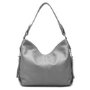 Zency 2026 Nova Moda Bolsa Feminina de Couro Genuíno Macio com Borla Elegante Bolsa Hobo de Ombro para Mulheres Bolsa Transversal Carteira Tiracolo