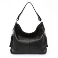 Zency 2026 Nova Moda Bolsa Feminina de Couro Genuíno Macio com Borla Elegante Bolsa Hobo de Ombro para Mulheres Bolsa Transversal Carteira Tiracolo