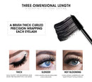 Imagic novo curling à prova dwaterproof água rímel preto concentrado cílios cosméticos estendido curling cílios grosso e rápido seco