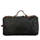 Vintage Genuine Leather With Canvas Weekend Mens Gym Canvas Custom Duffle Bag